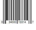 Barcode Image for UPC code 034000133147