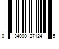 Barcode Image for UPC code 034000271245