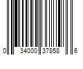 Barcode Image for UPC code 034000378586