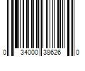 Barcode Image for UPC code 034000386260