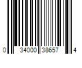 Barcode Image for UPC code 034000386574