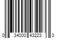 Barcode Image for UPC code 034000432233