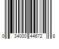 Barcode Image for UPC code 034000446728