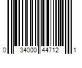 Barcode Image for UPC code 034000447121