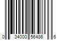 Barcode Image for UPC code 034000564866