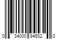 Barcode Image for UPC code 034000945320