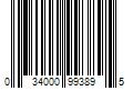 Barcode Image for UPC code 034000993895