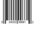 Barcode Image for UPC code 034000996612