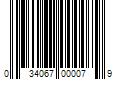 Barcode Image for UPC code 034067000079