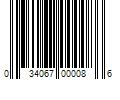 Barcode Image for UPC code 034067000086