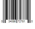 Barcode Image for UPC code 034086727810