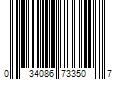 Barcode Image for UPC code 034086733507