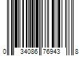 Barcode Image for UPC code 034086769438. Product Name: 