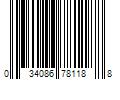 Barcode Image for UPC code 034086781188