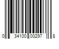 Barcode Image for UPC code 034100002978