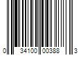 Barcode Image for UPC code 034100003883