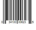 Barcode Image for UPC code 034100006235