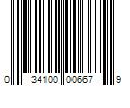 Barcode Image for UPC code 034100006679