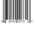 Barcode Image for UPC code 034100007317