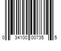 Barcode Image for UPC code 034100007355