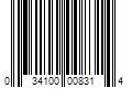 Barcode Image for UPC code 034100008314