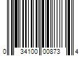 Barcode Image for UPC code 034100008734