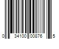 Barcode Image for UPC code 034100008765