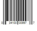 Barcode Image for UPC code 034100009977