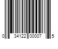 Barcode Image for UPC code 034122000075