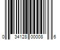 Barcode Image for UPC code 034128000086