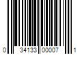 Barcode Image for UPC code 034133000071