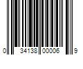 Barcode Image for UPC code 034138000069