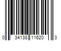 Barcode Image for UPC code 034138116203