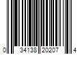 Barcode Image for UPC code 034138202074