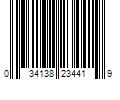 Barcode Image for UPC code 034138234419