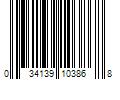 Barcode Image for UPC code 034139103868