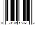 Barcode Image for UPC code 034139670223