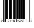 Barcode Image for UPC code 034143000078