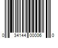 Barcode Image for UPC code 034144000060