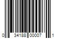 Barcode Image for UPC code 034188000071