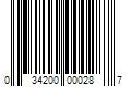 Barcode Image for UPC code 034200000287