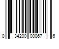 Barcode Image for UPC code 034200000676