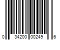 Barcode Image for UPC code 034200002496