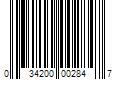 Barcode Image for UPC code 034200002847