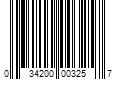 Barcode Image for UPC code 034200003257