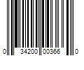 Barcode Image for UPC code 034200003660