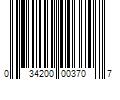 Barcode Image for UPC code 034200003707