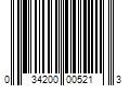 Barcode Image for UPC code 034200005213