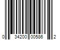 Barcode Image for UPC code 034200005862