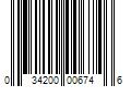 Barcode Image for UPC code 034200006746